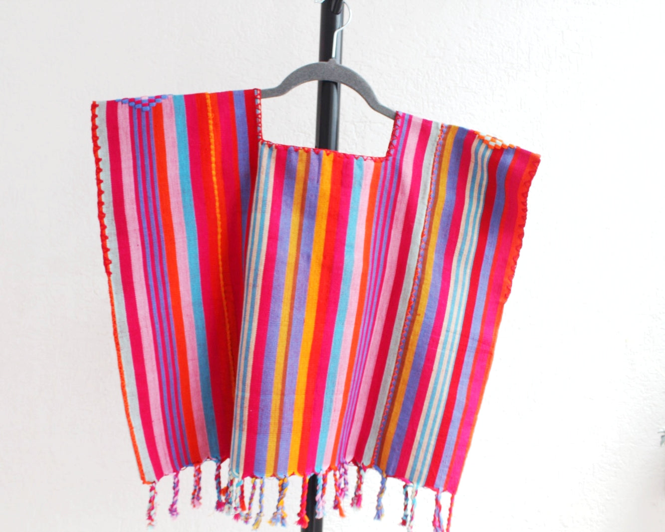Top Telar de Cintura Rombos Rosa Mx