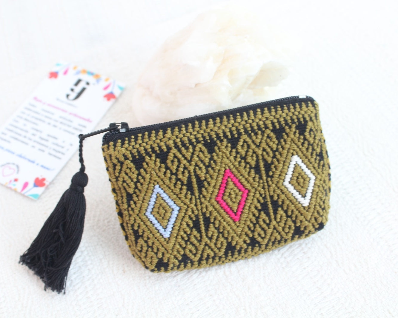 Mini Monedero Estrella con puntitos Verde