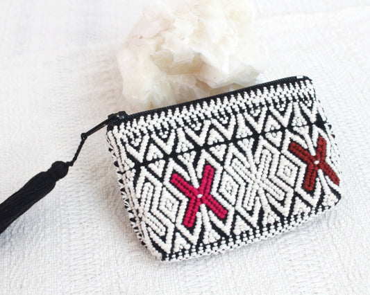 Mini Monedero Mariposas Blancas