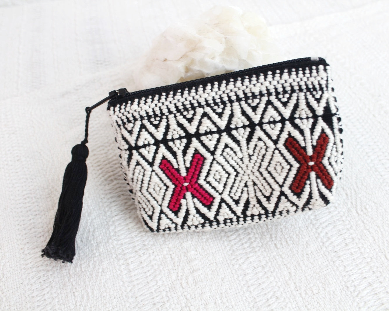 Mini Monedero Mariposas Blancas