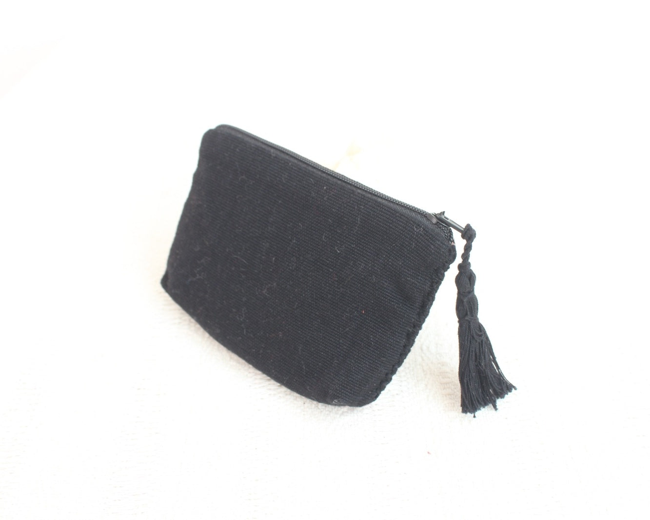 Monedero Flores Crema Rojo