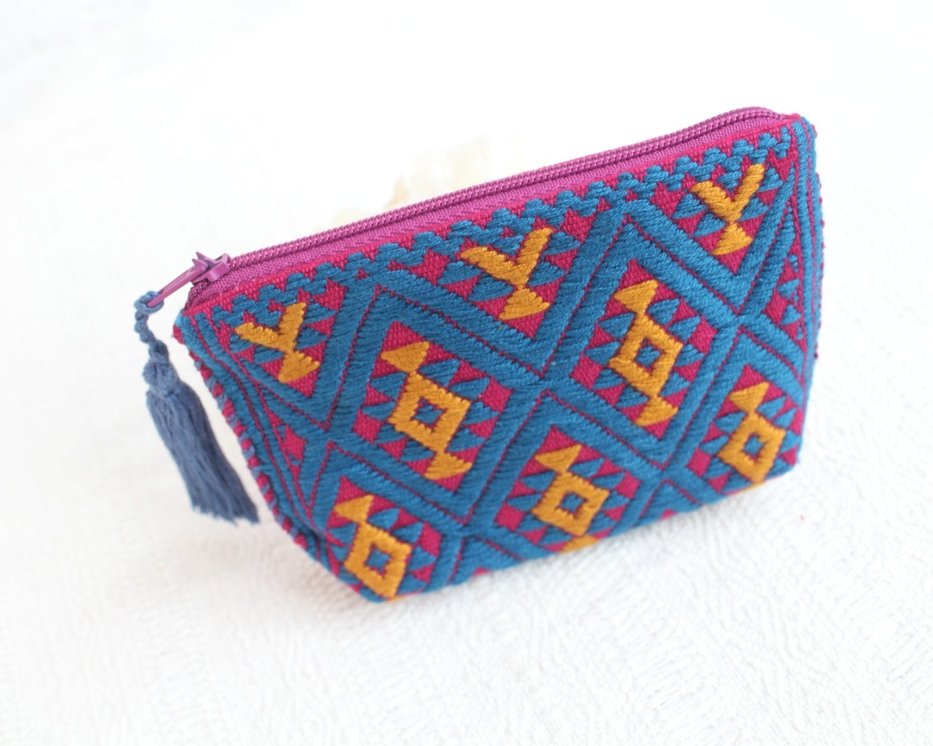 Monedero Estrellas Diamante Azul Amarillo Rojo