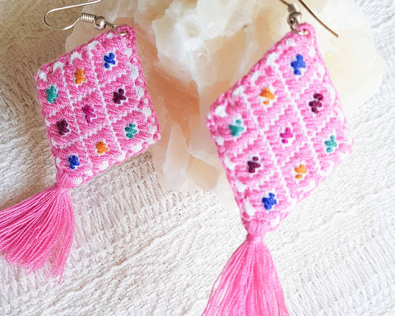 Aretes Cosmos Rosa