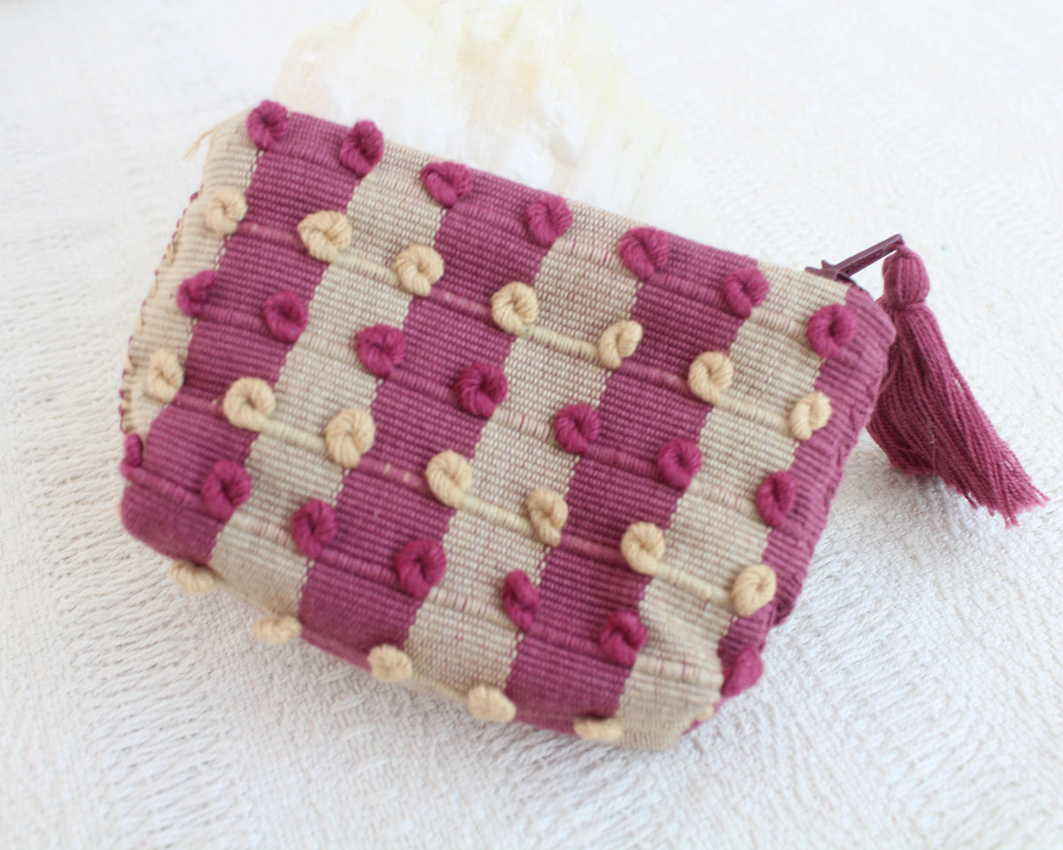 Mini Monedero Nuditos Vino Beige