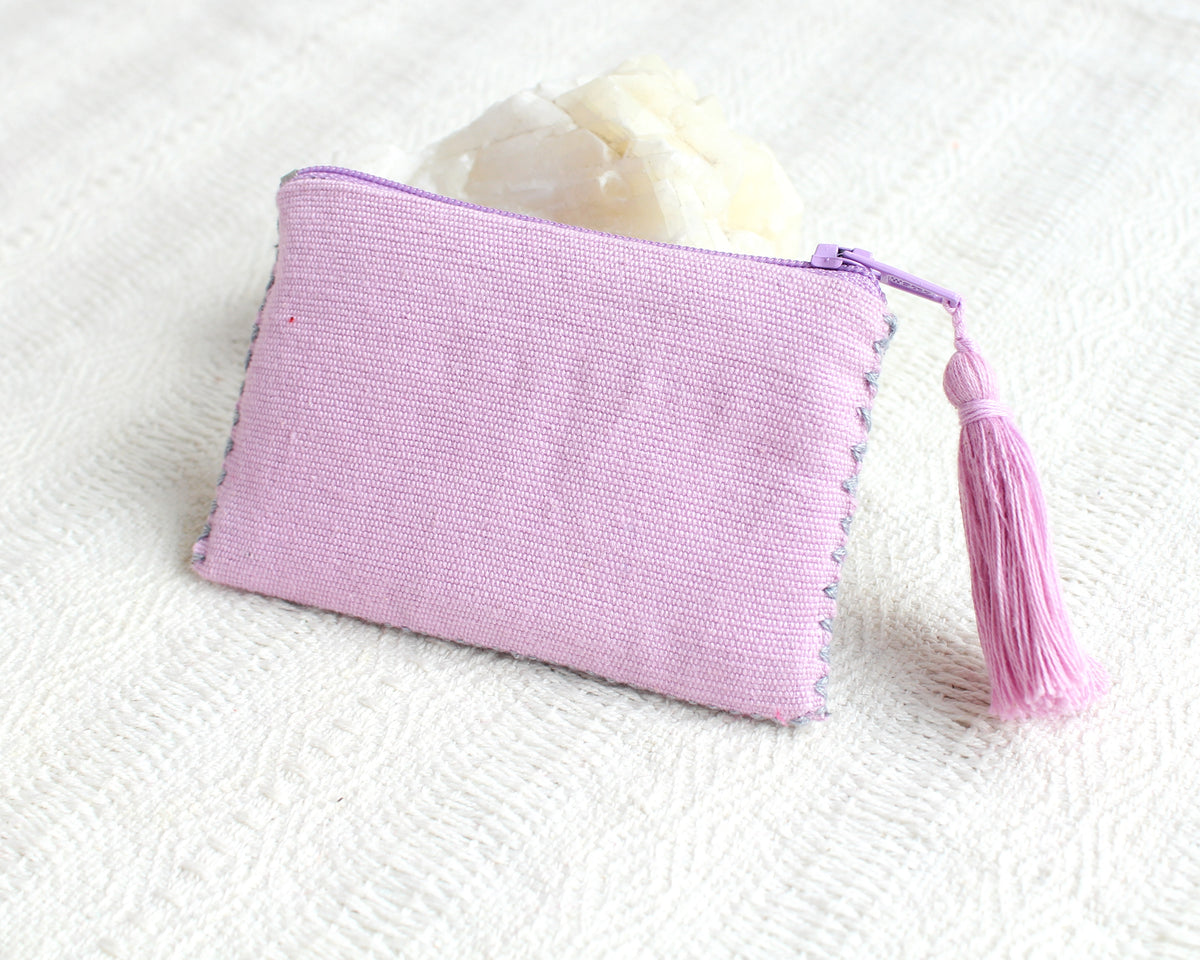 Mini Monedero Cosmos Lila Rojo Gris