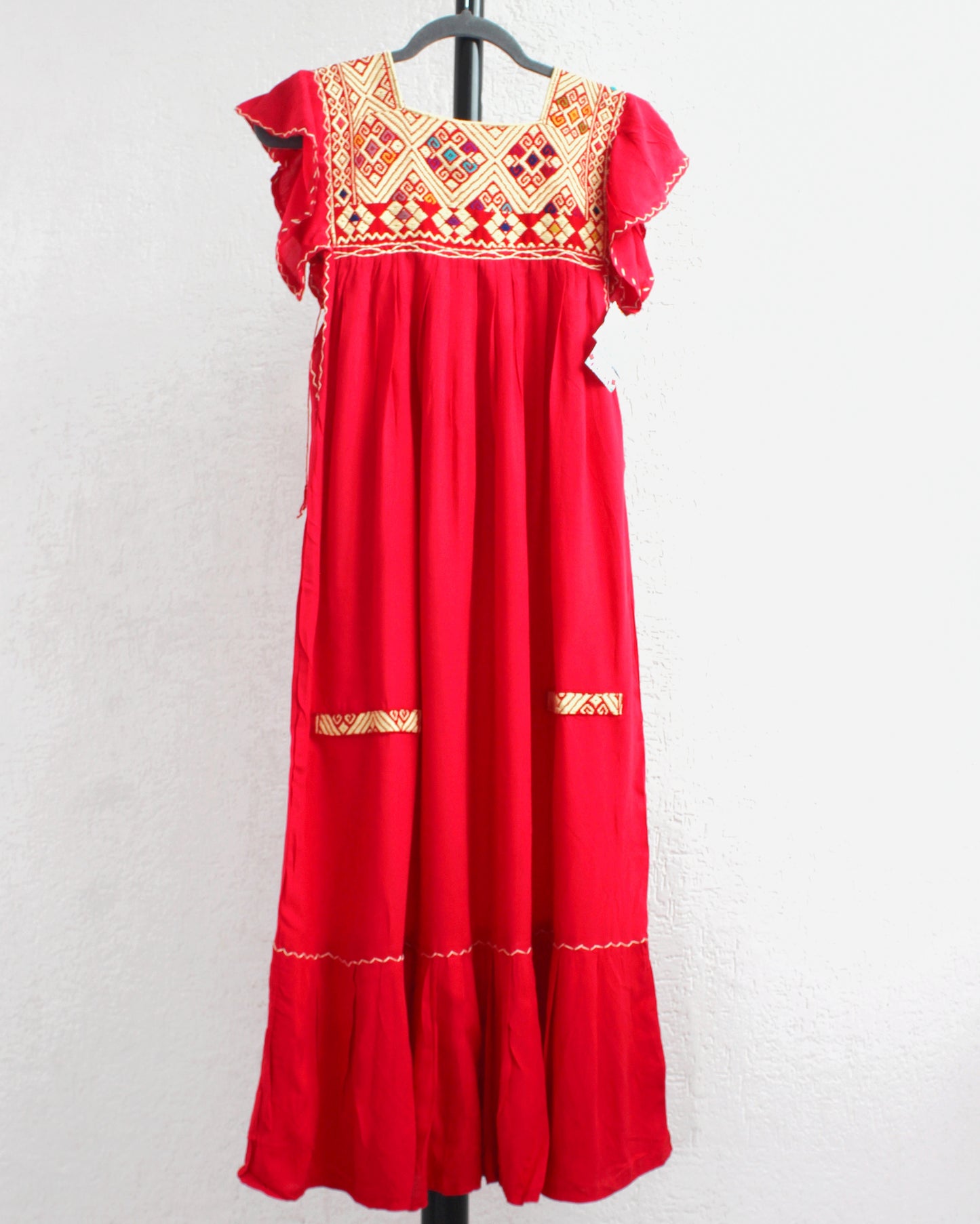Vestido Cristiana Pejel Rojo Ch