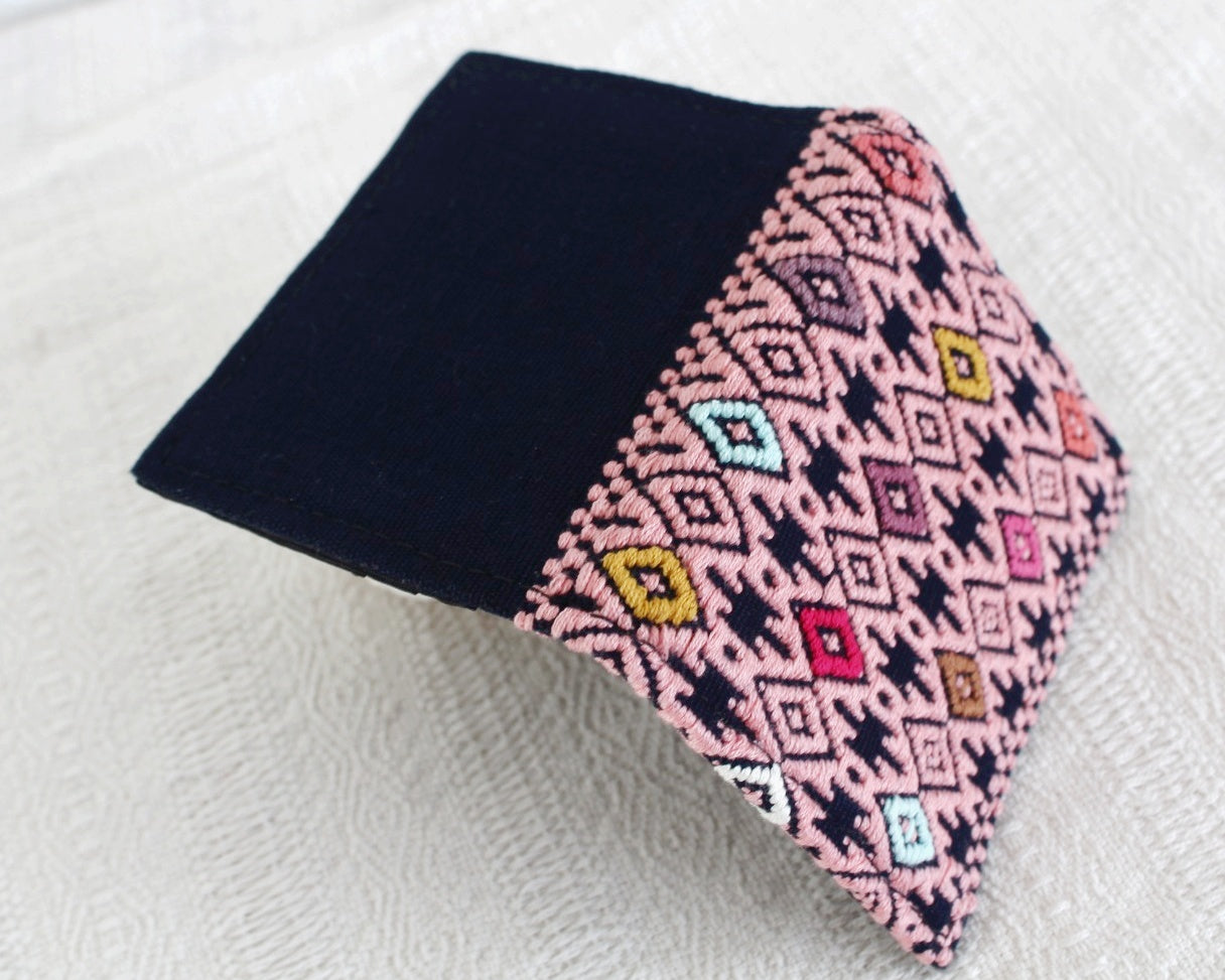 Tarjetero Estrellitas Rosa Colores