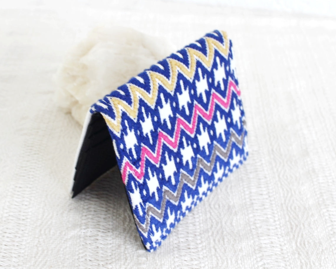 Tarjetero Estrellitas Azules Colorres