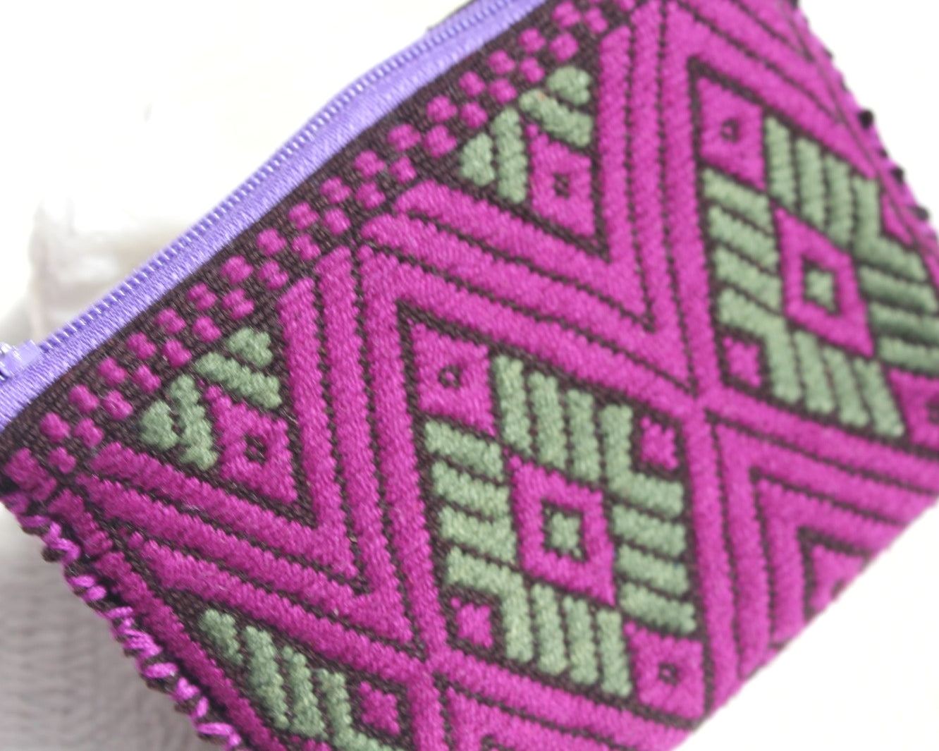 Monedero Estrellas Verde Morado Negro