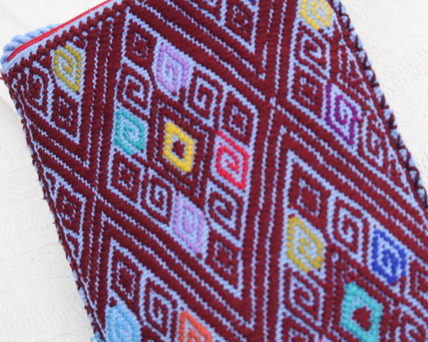 Bolso Celular "Pejel" Azul Vino