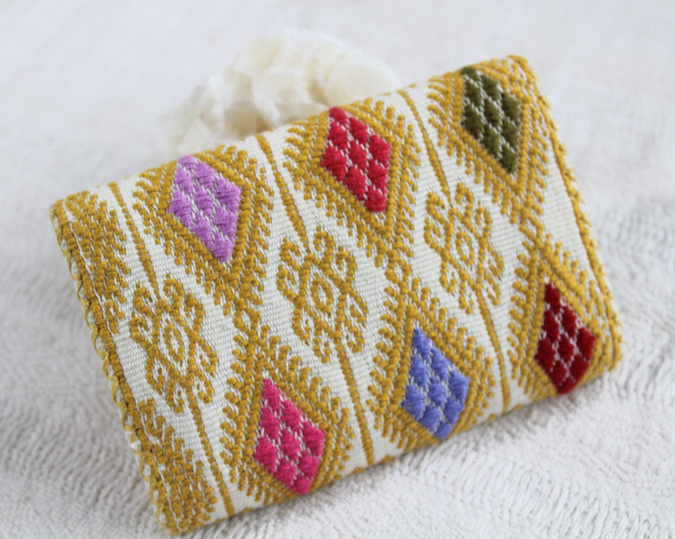 Cartera Estrellas con Coronas Amarillo Colores