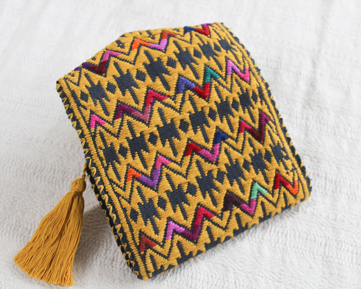 Cartera Lluvia de Estrellas Mostaza Gris