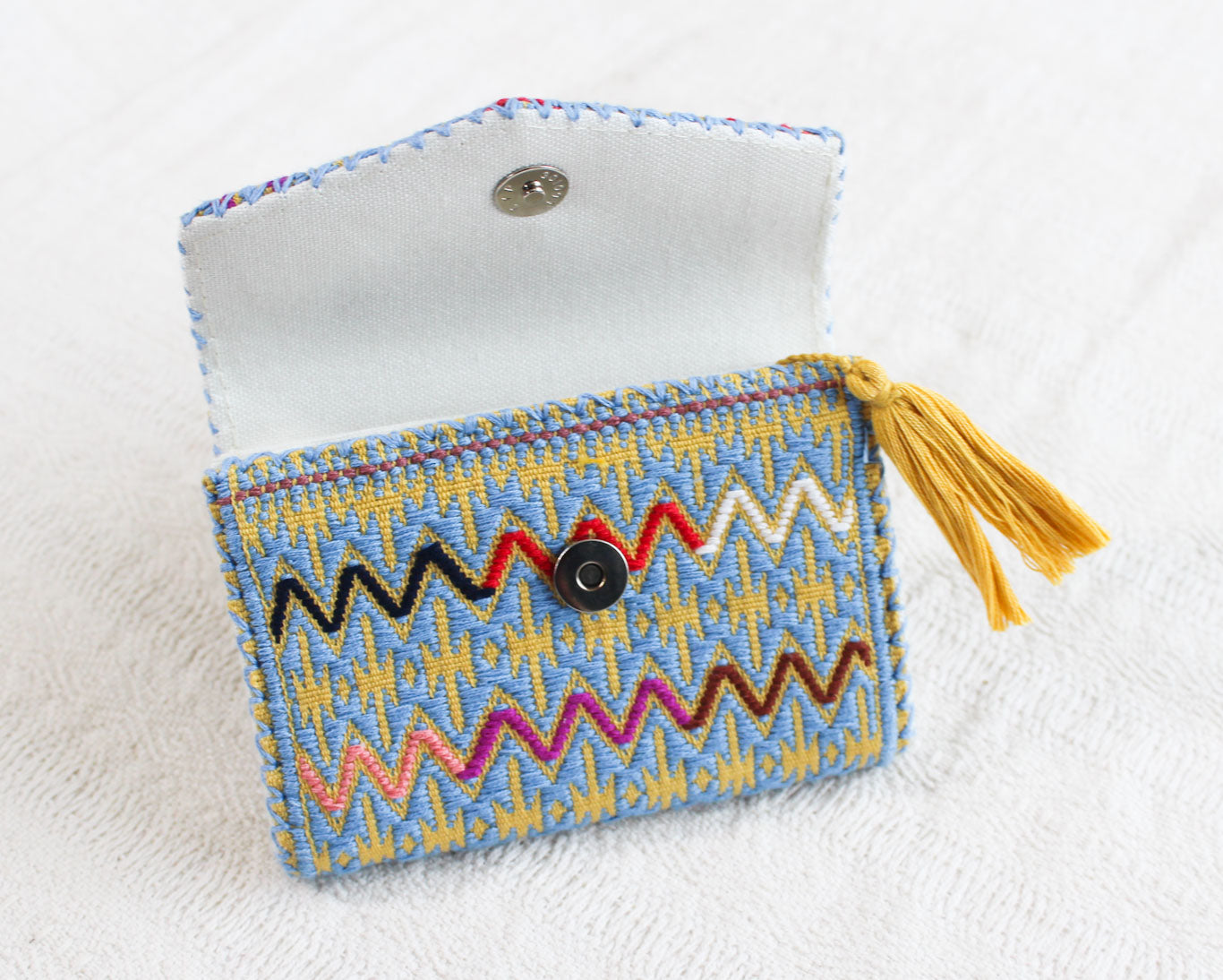 Cartera Lluvia de Estrellas Azul Amarillo