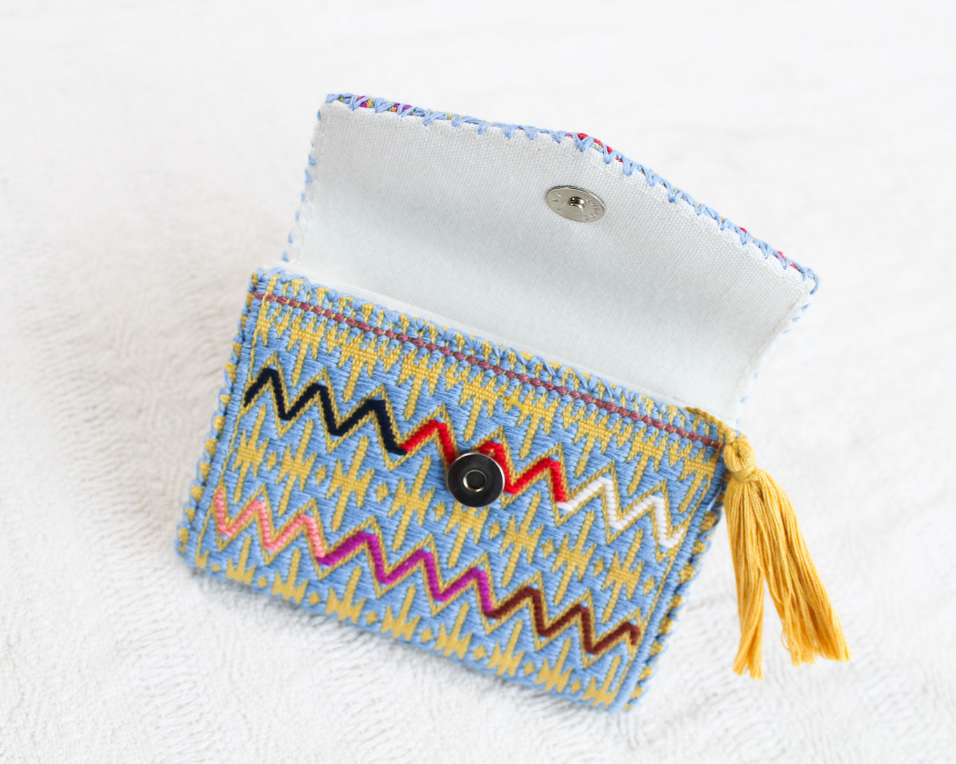 Cartera Lluvia de Estrellas Azul Amarillo