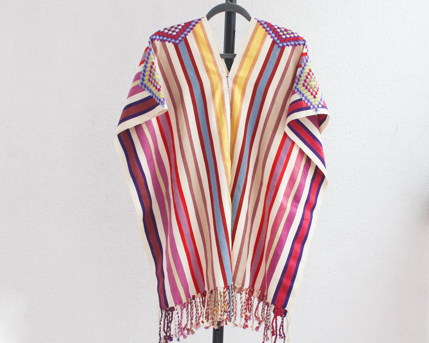 Jorongo Rombos Amarillo Morado Rojo