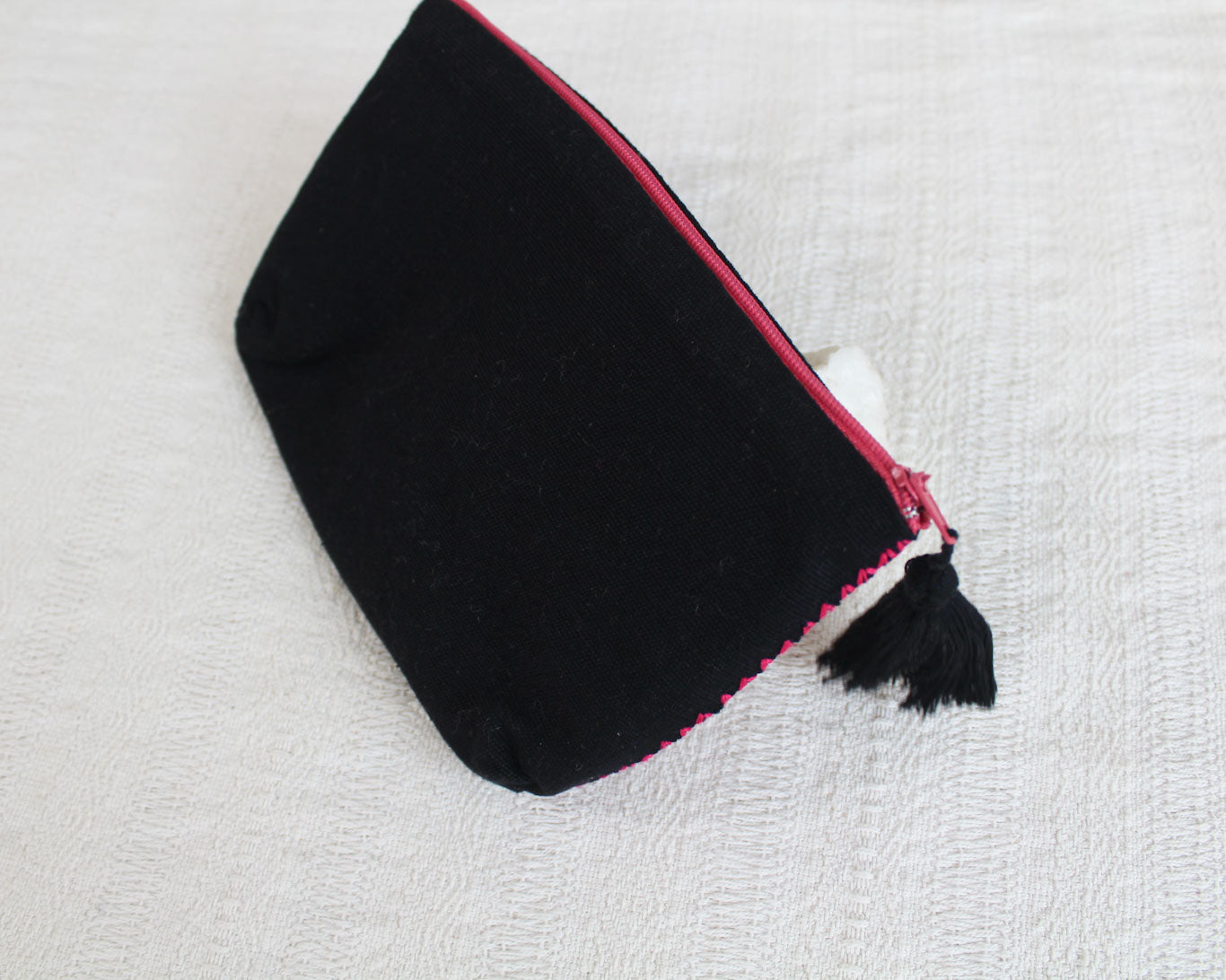 Neceser Estrellas con Puntitos Rosa Blanco Negro