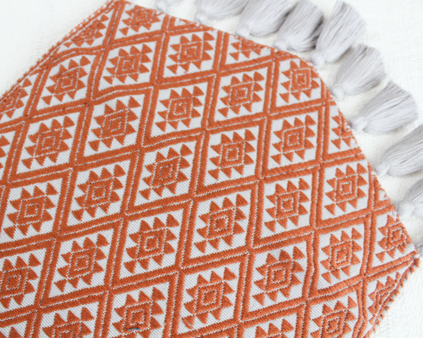 Clutch Artesanal Estrellas Café Gris