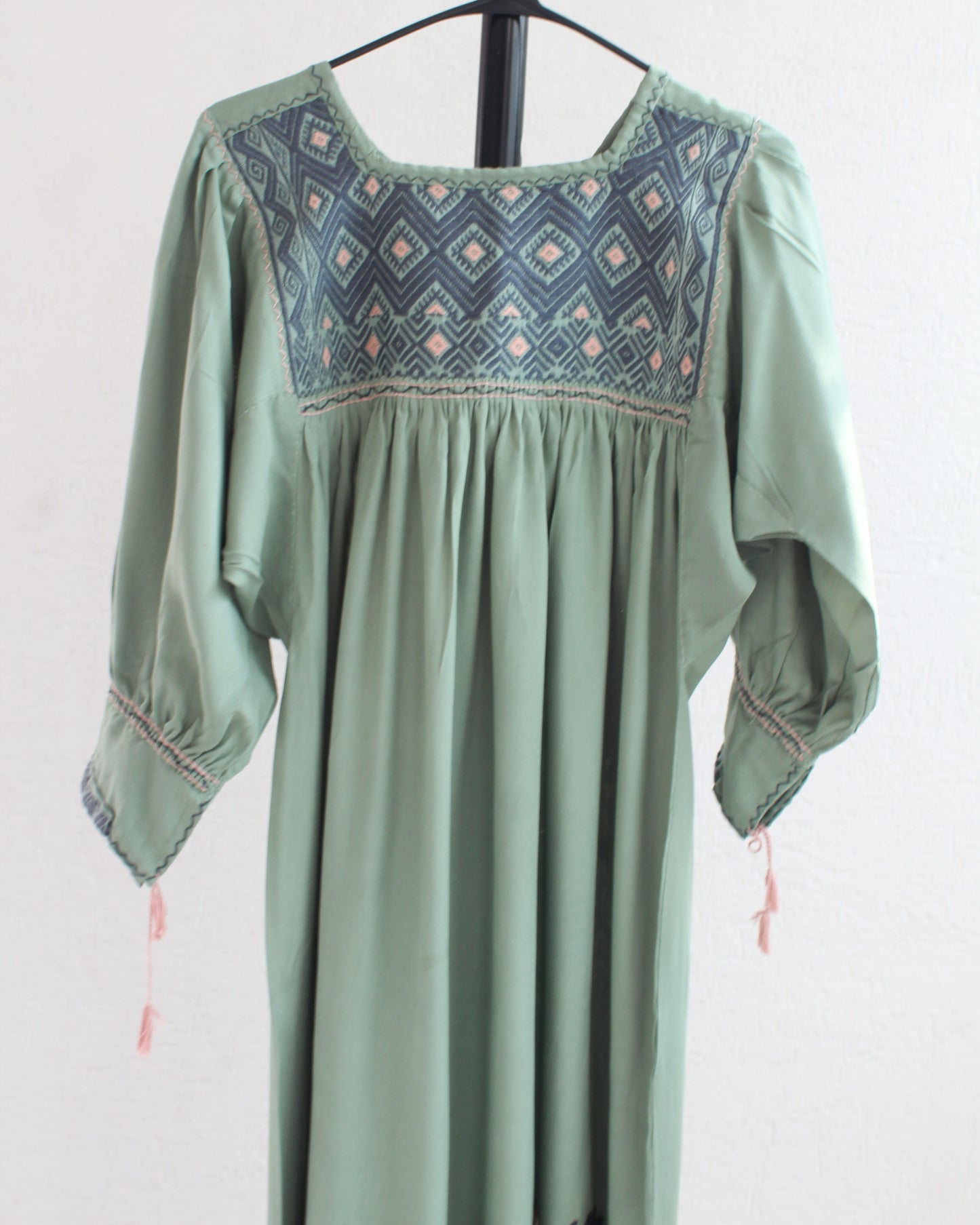 Vestido Elena Menta Manga 3/4 CH - M -L