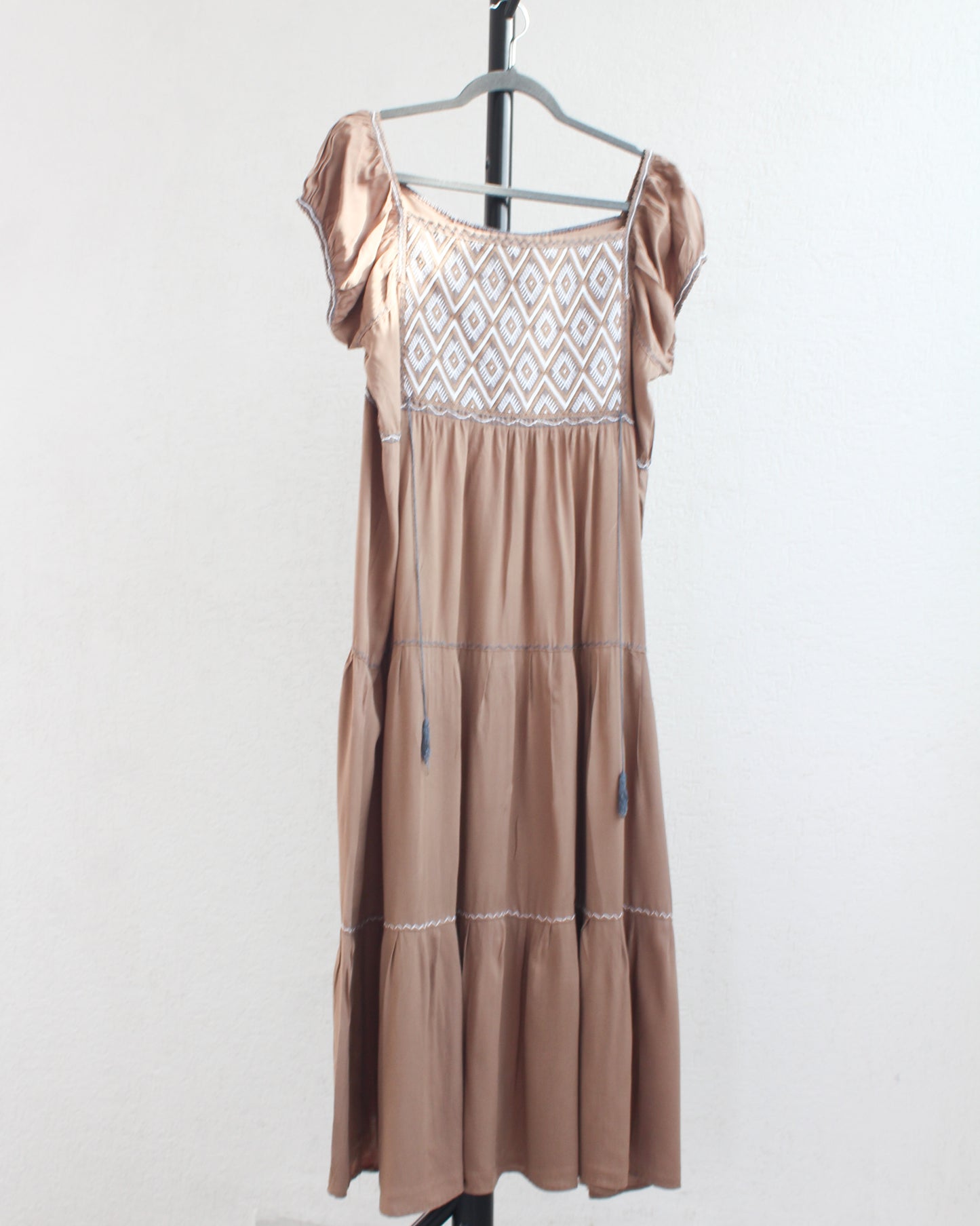 Vestido Gloria Capuchino Gris L - XL