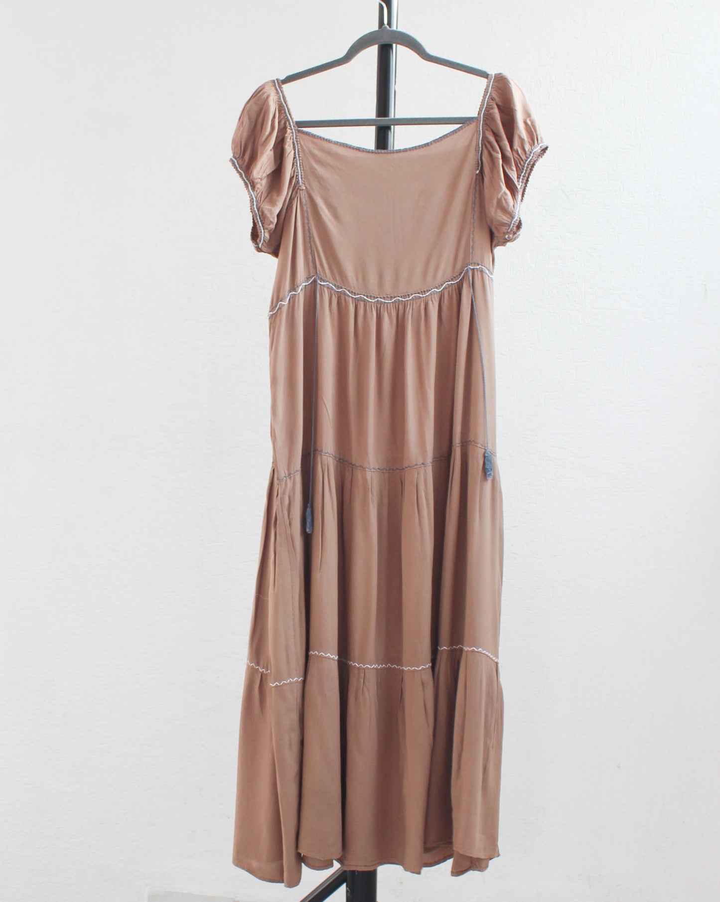 Vestido Gloria Capuchino Gris L - XL