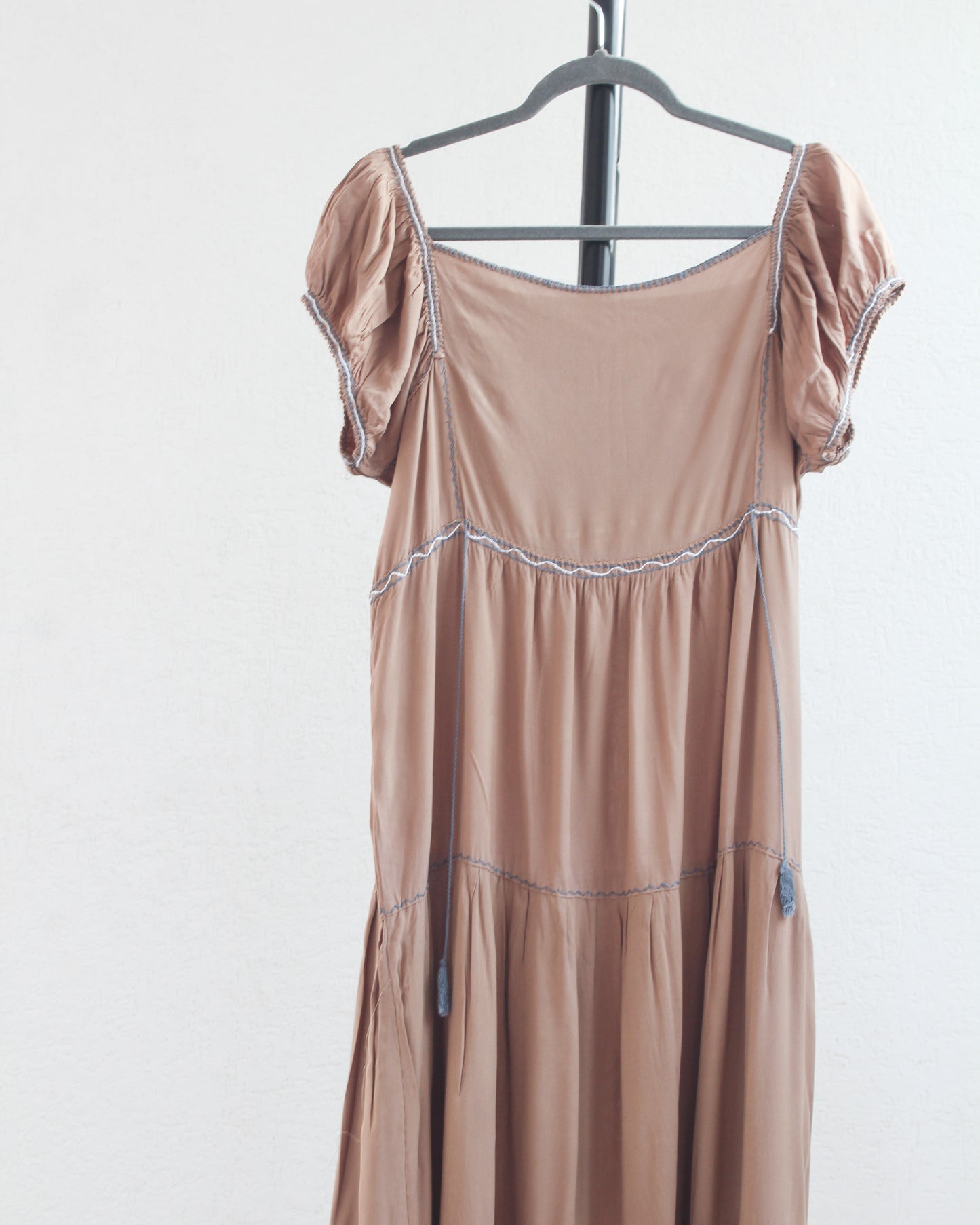 Vestido Gloria Capuchino Gris L - XL