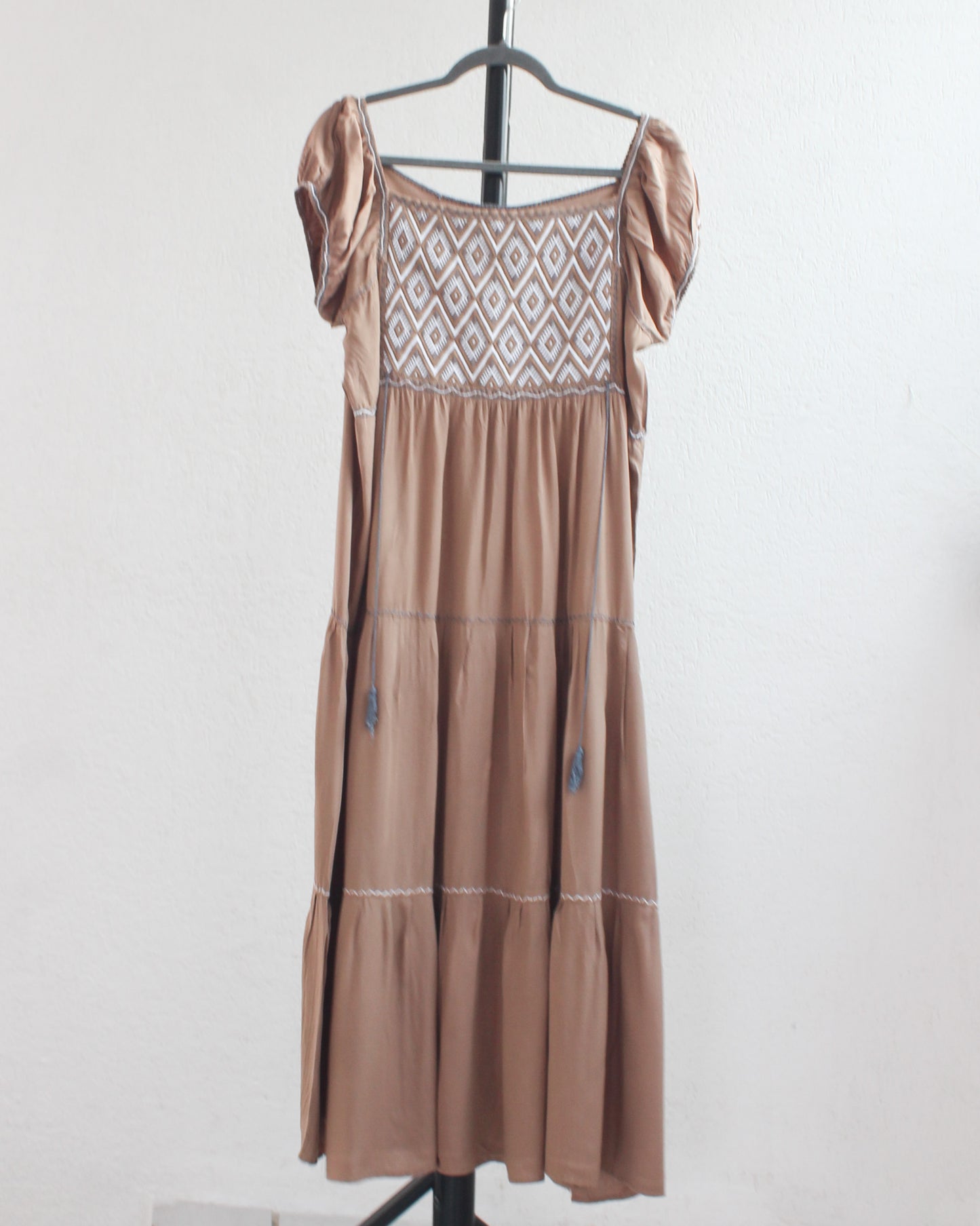 Vestido Gloria Capuchino Gris L - XL
