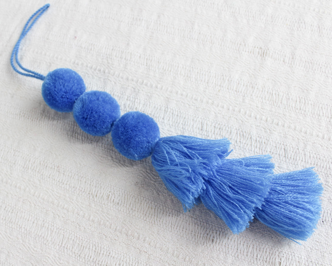 Pompones 3 Azul Rey