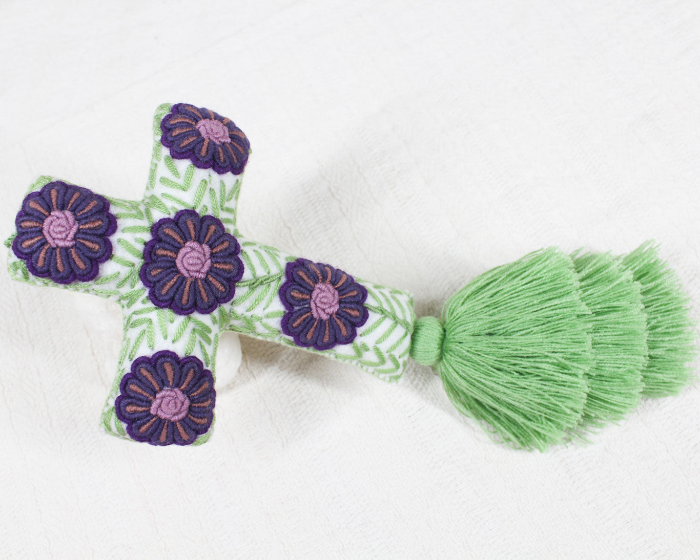Cruz Grande Morado Verde