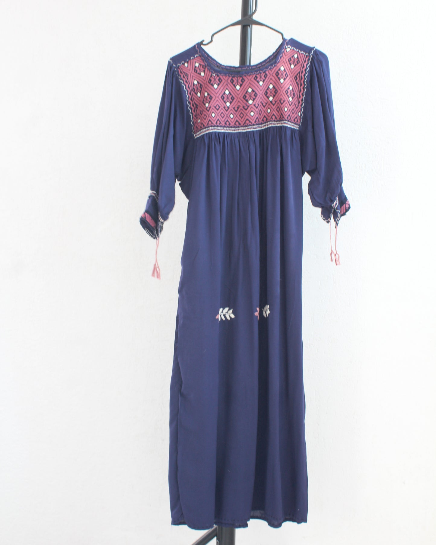 Vestido Elena Azul Marino Manga 3/4 CH - M -L