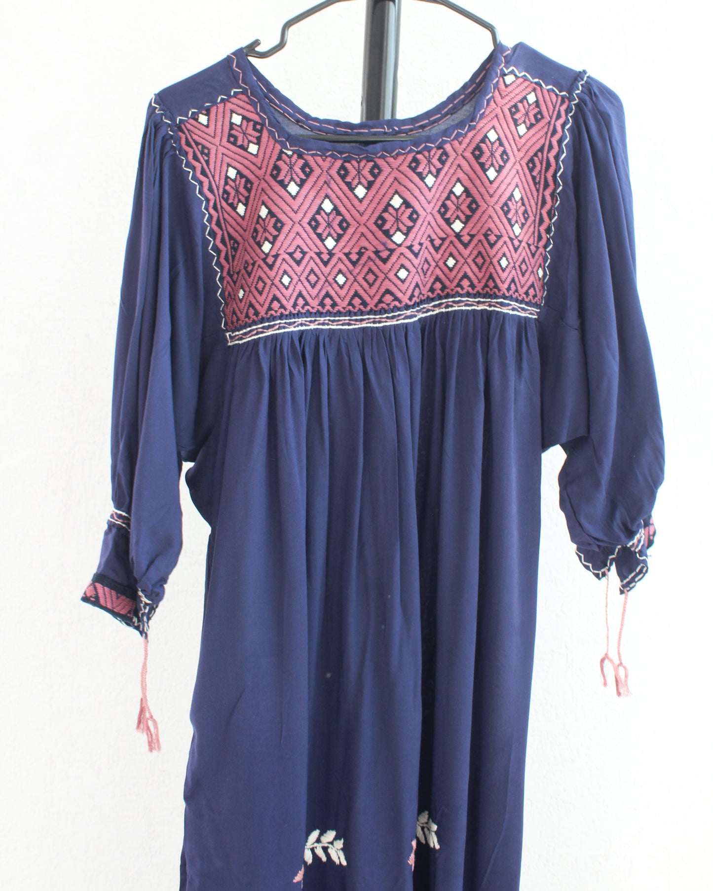 Vestido Elena Azul Marino Manga 3/4 CH - M -L