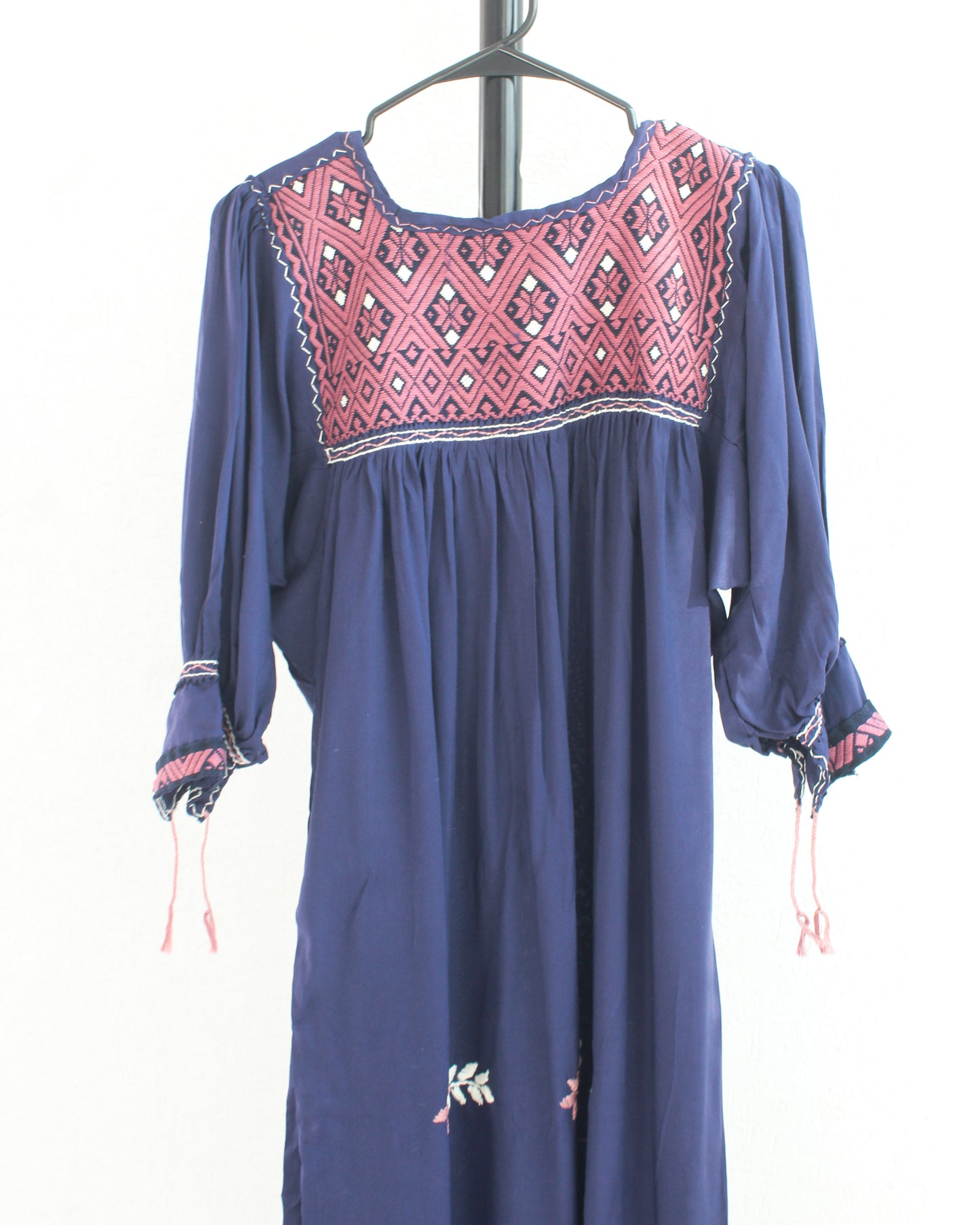 Vestido Elena Azul Marino Manga 3/4 CH - M -L