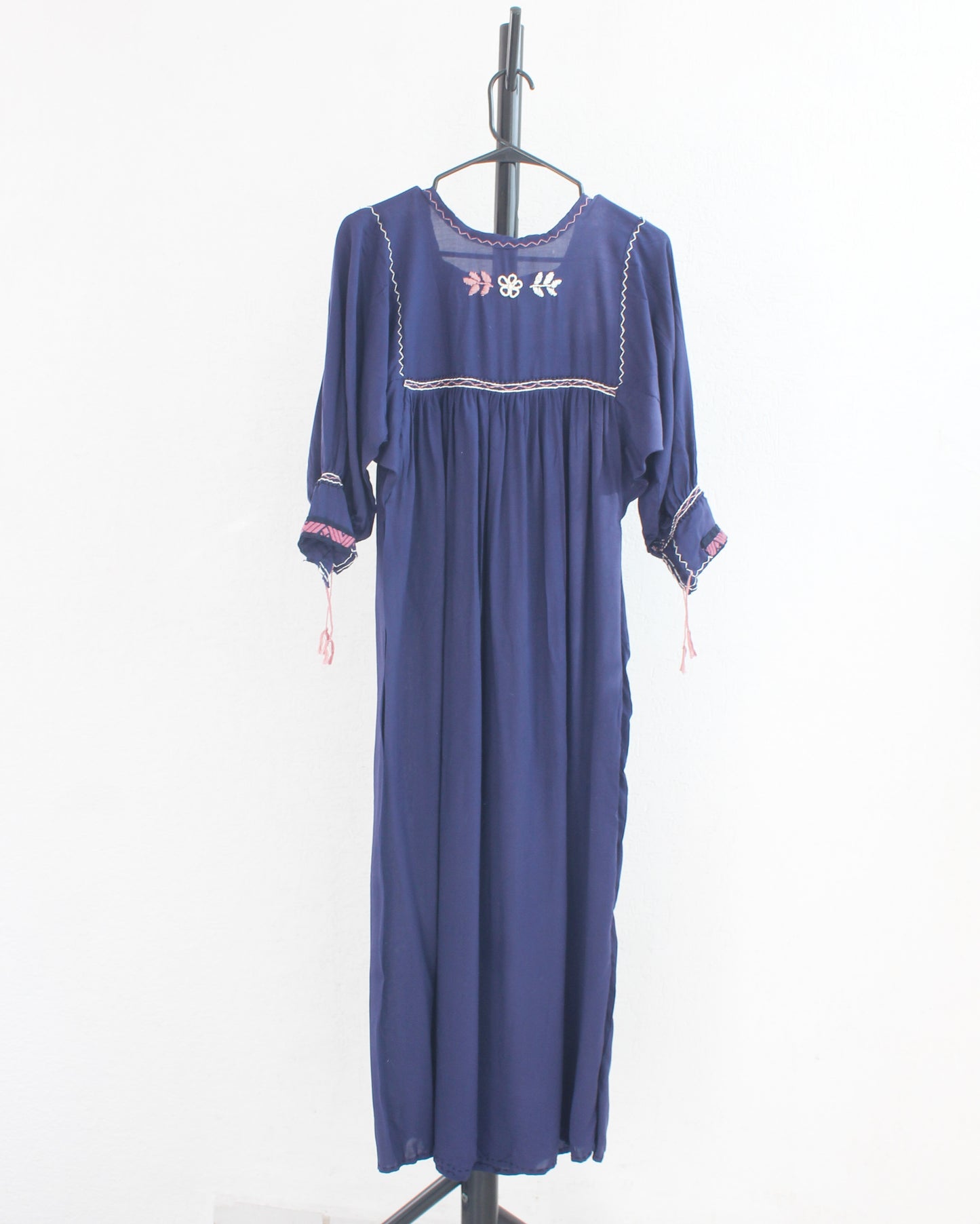 Vestido Elena Azul Marino Manga 3/4 CH - M -L