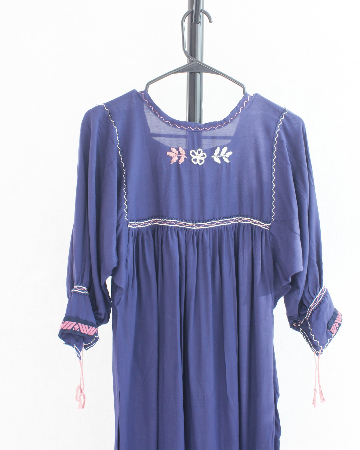 Vestido Elena Azul Marino Manga 3/4 CH - M -L