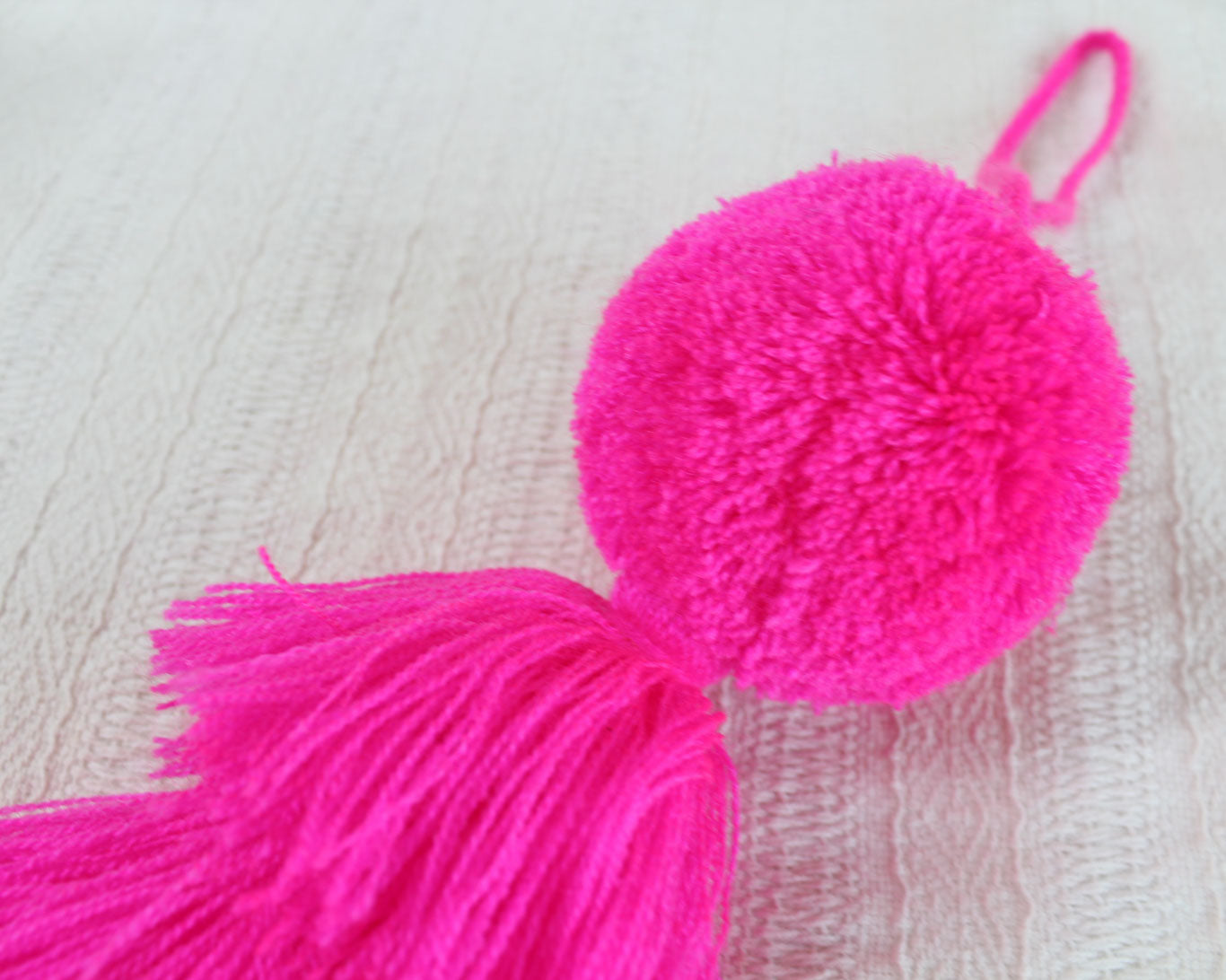 Pompon Grande Rosa Fiusha