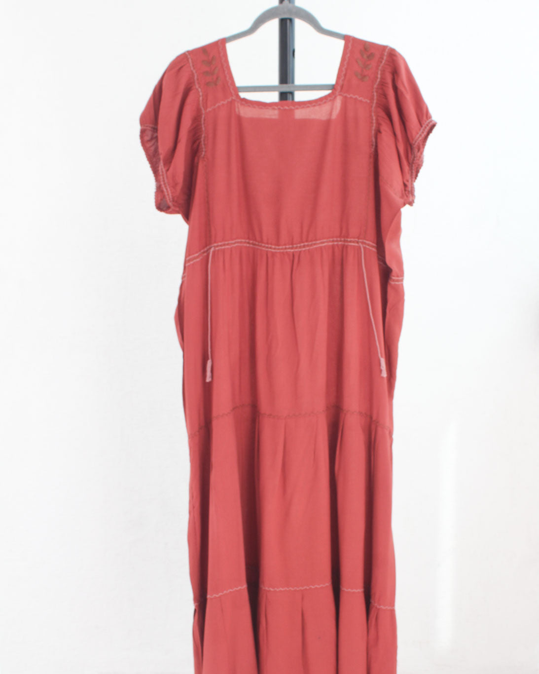 Vestido Julia Flores Teja L / XL