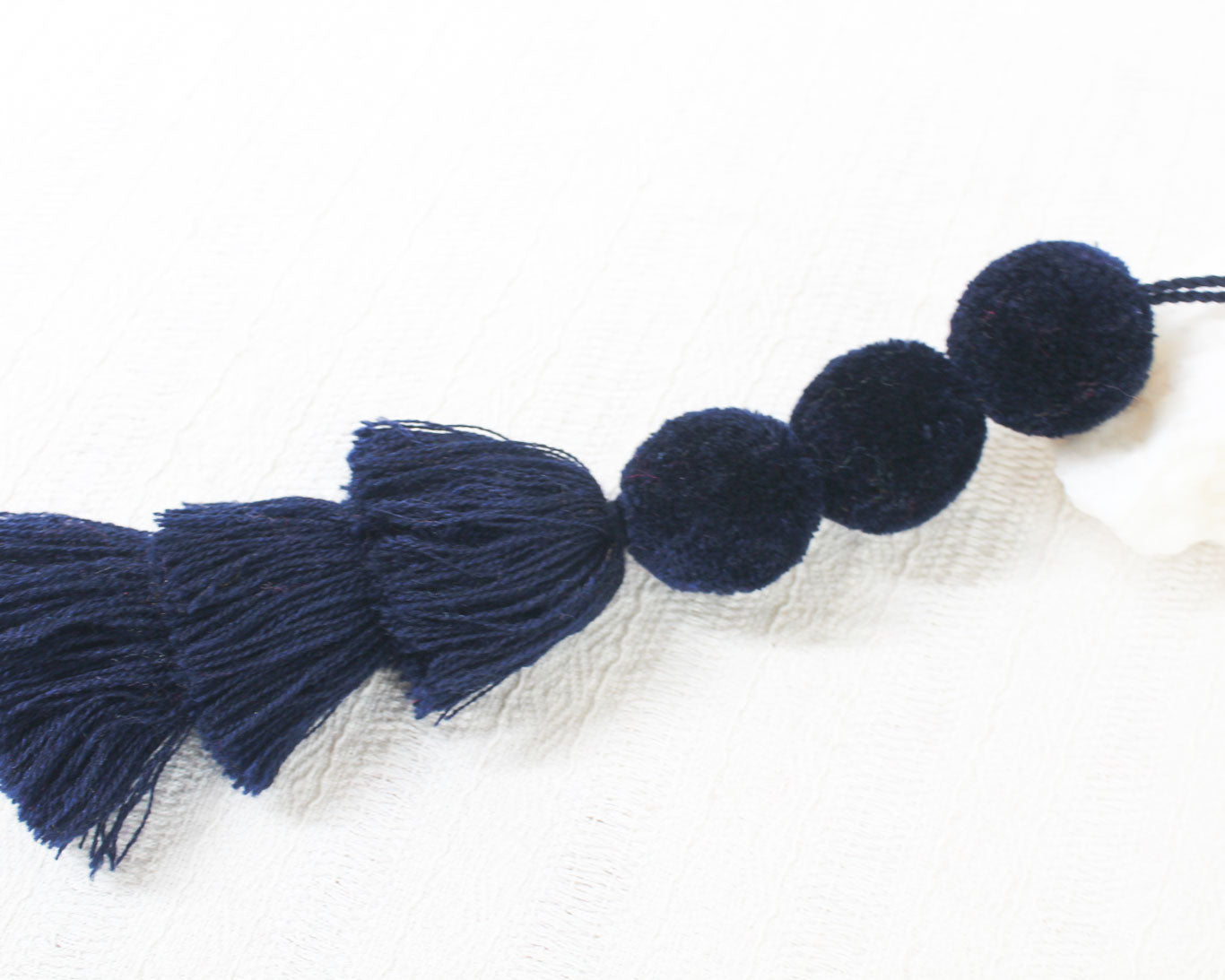 Pompones 3 Azul Marino