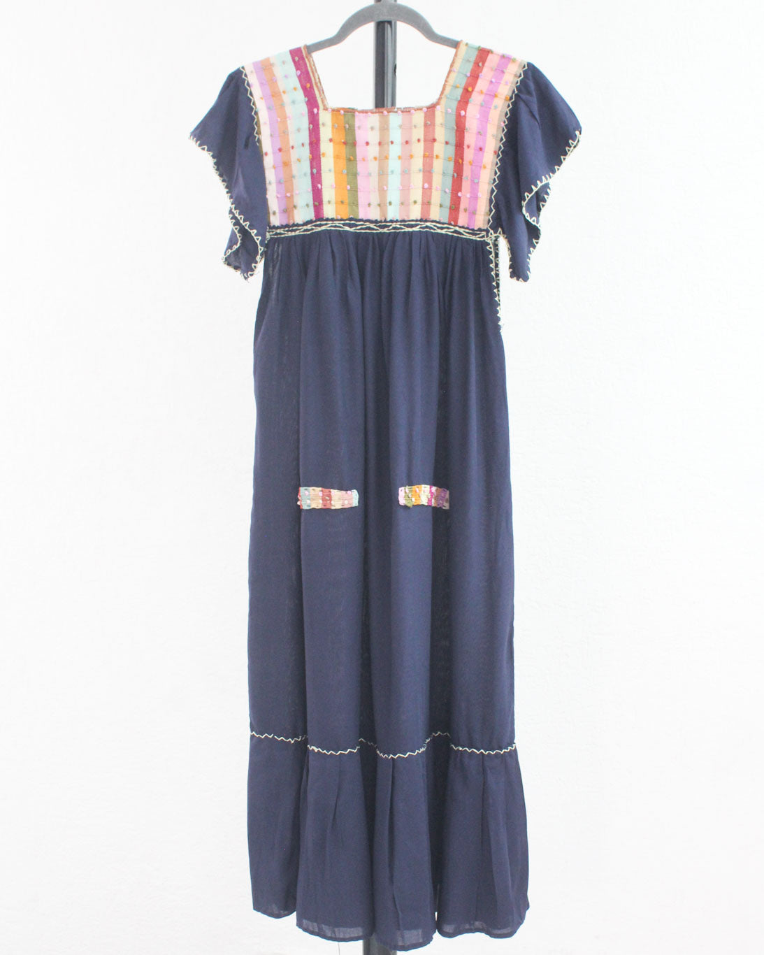 Vestido Nuditos Azul Marino Colores Pastel