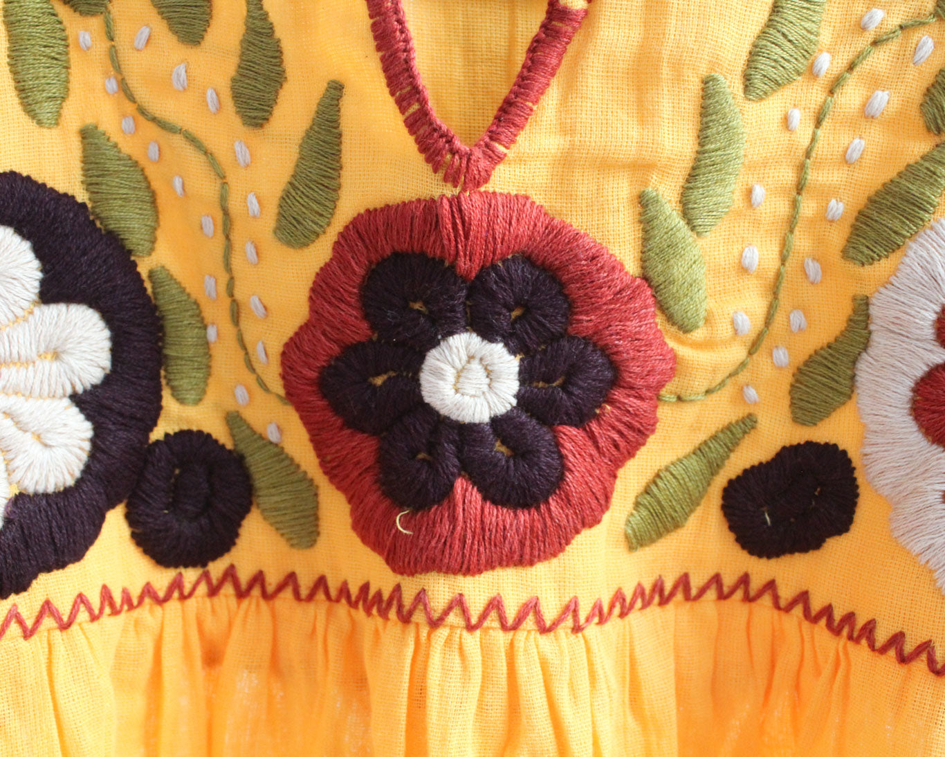 Blusa Mary Flores Amarillo XXL