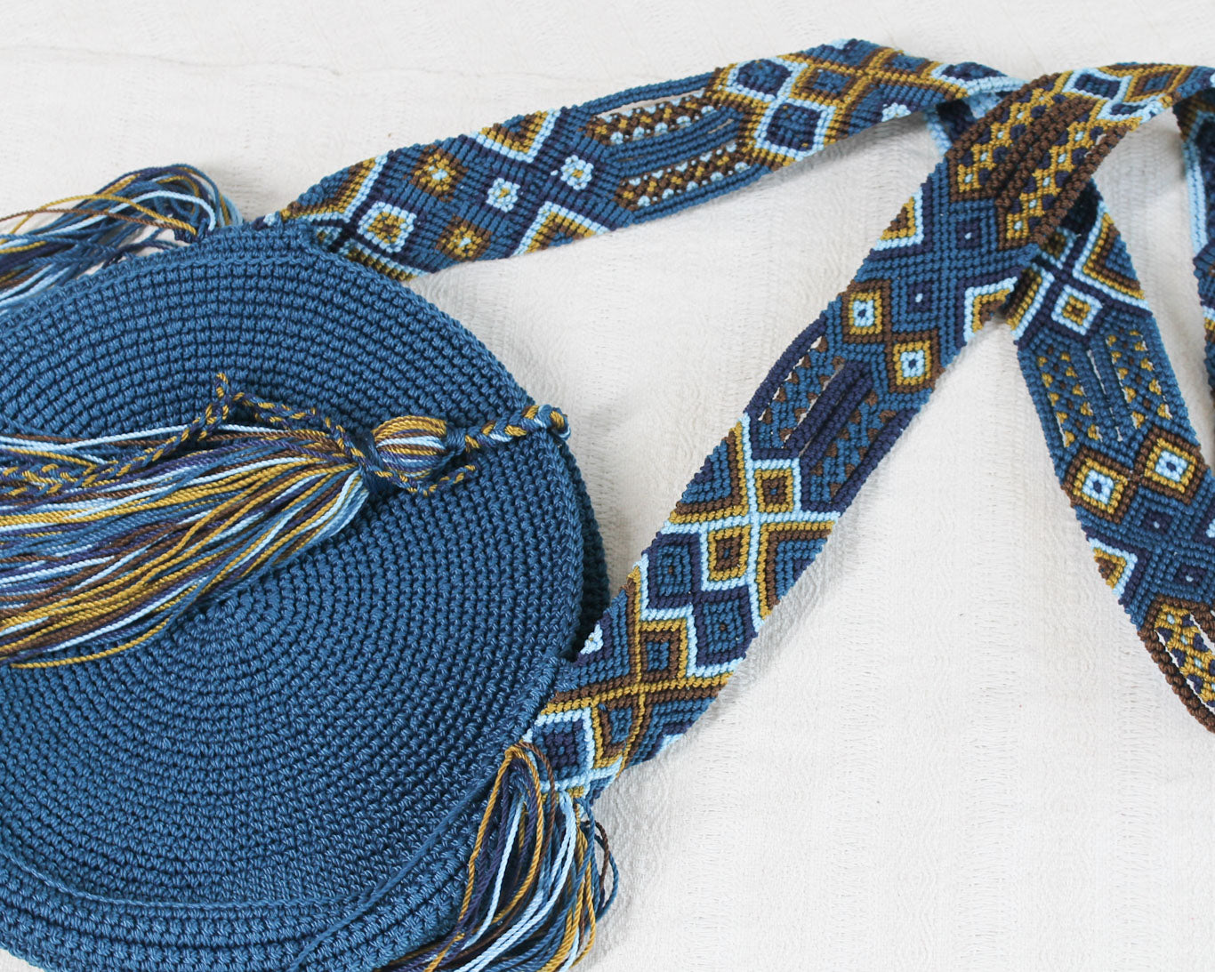 Bolso Redondo Azul P