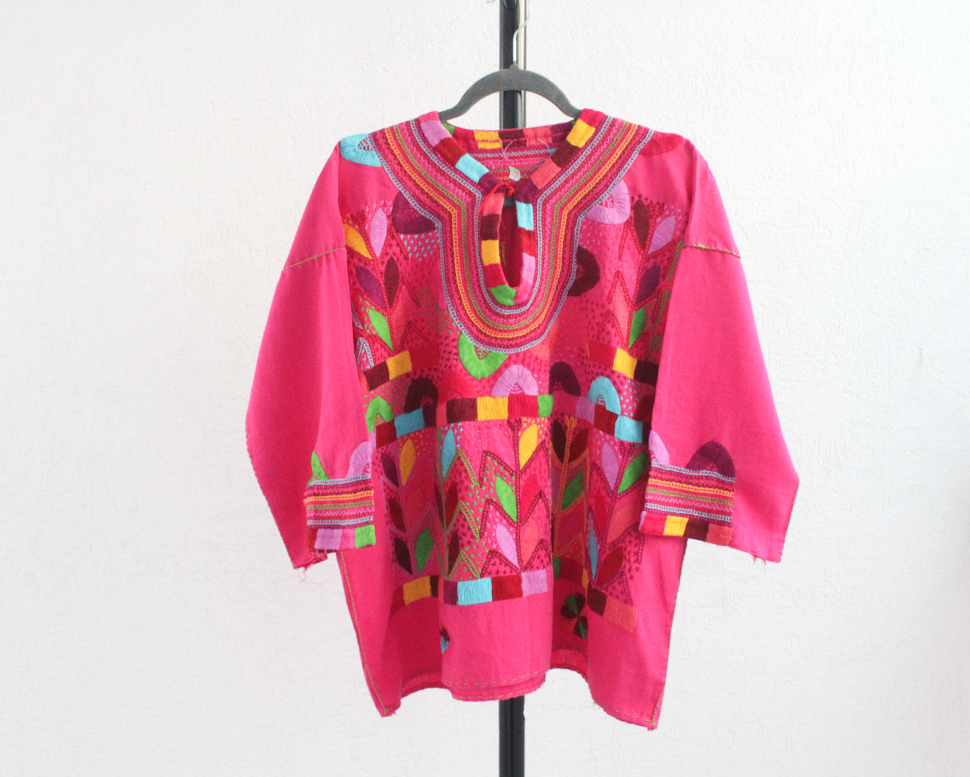 Blusa Milpa Rosa Mx Azul Verde L - XL
