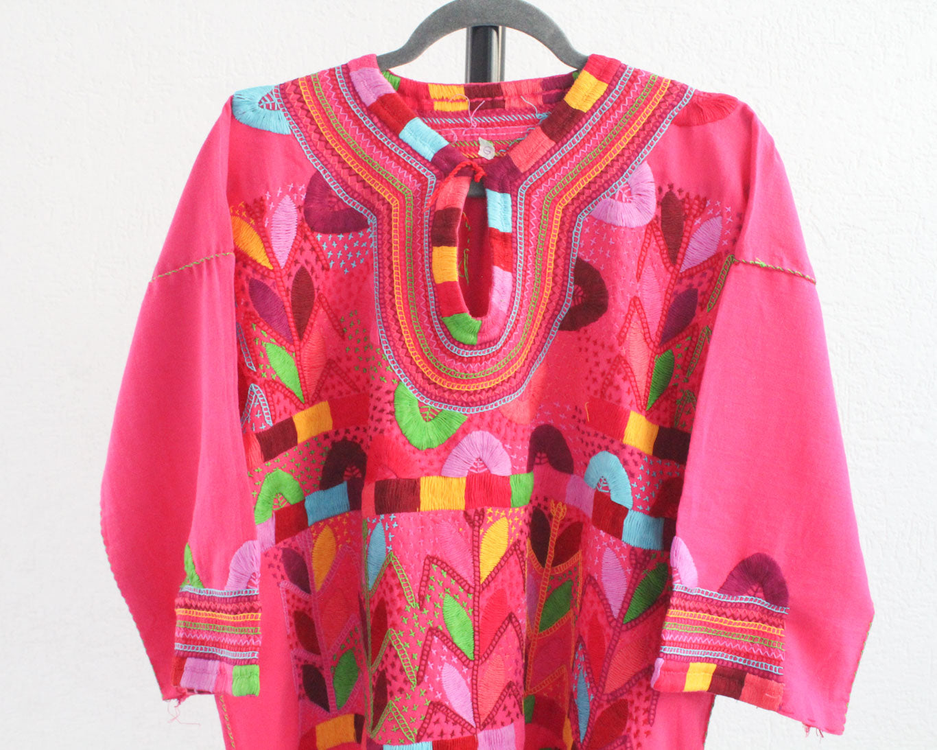 Blusa Milpa Rosa Mx Azul Verde L - XL