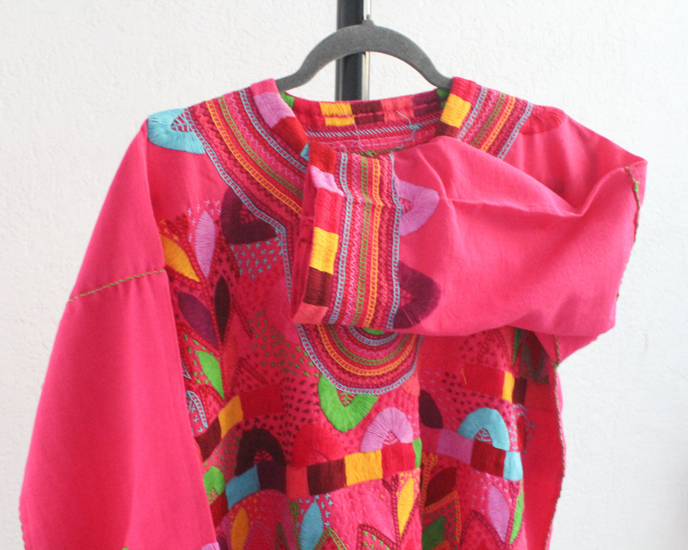 Blusa Milpa Rosa Mx Azul Verde L - XL