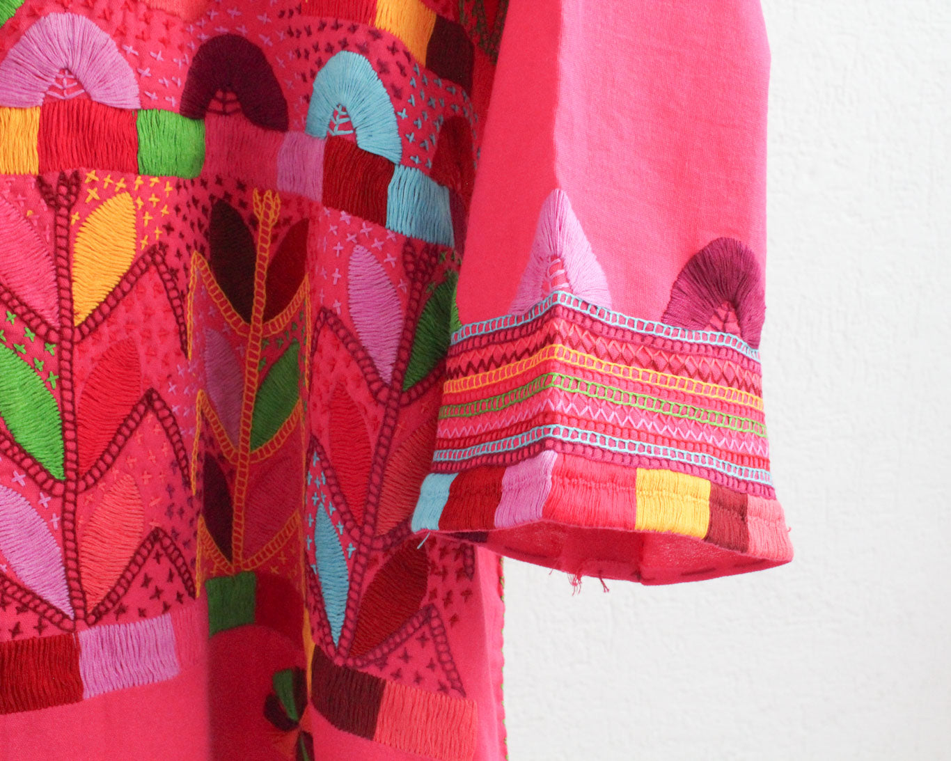 Blusa Milpa Rosa Mx Azul Verde L - XL