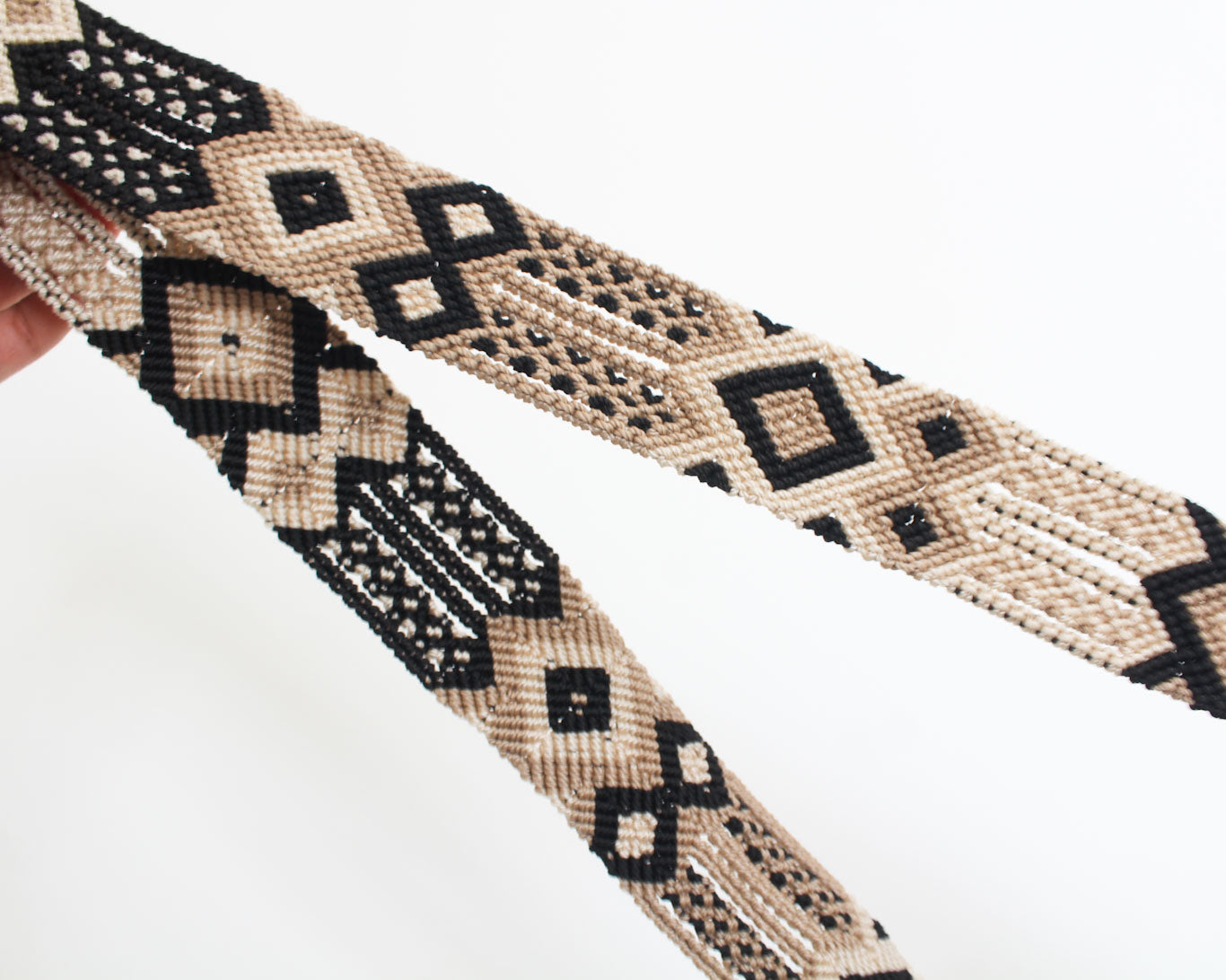 Bolso Redondo Negro Beige