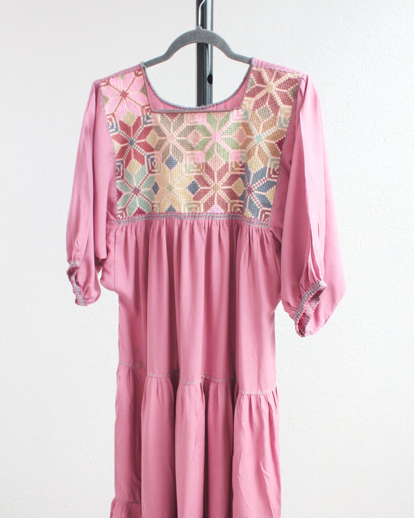 Vestido Maria Flores Rosa L / XL