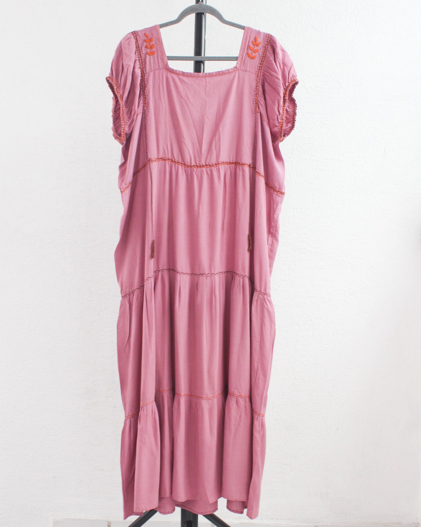 Vestido Julia Flores Rosa L / XL