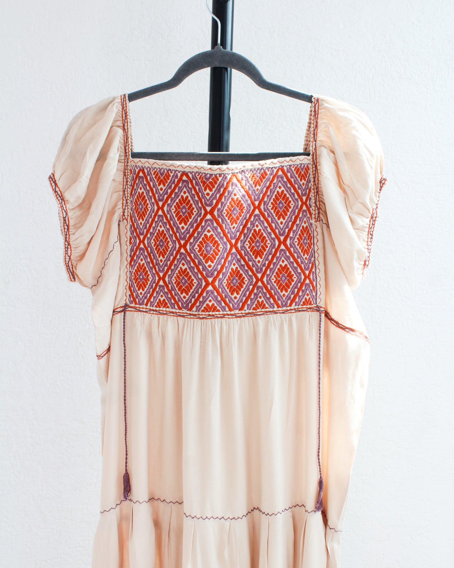 Vestido Gloria Beige Lila Naranja L - XL