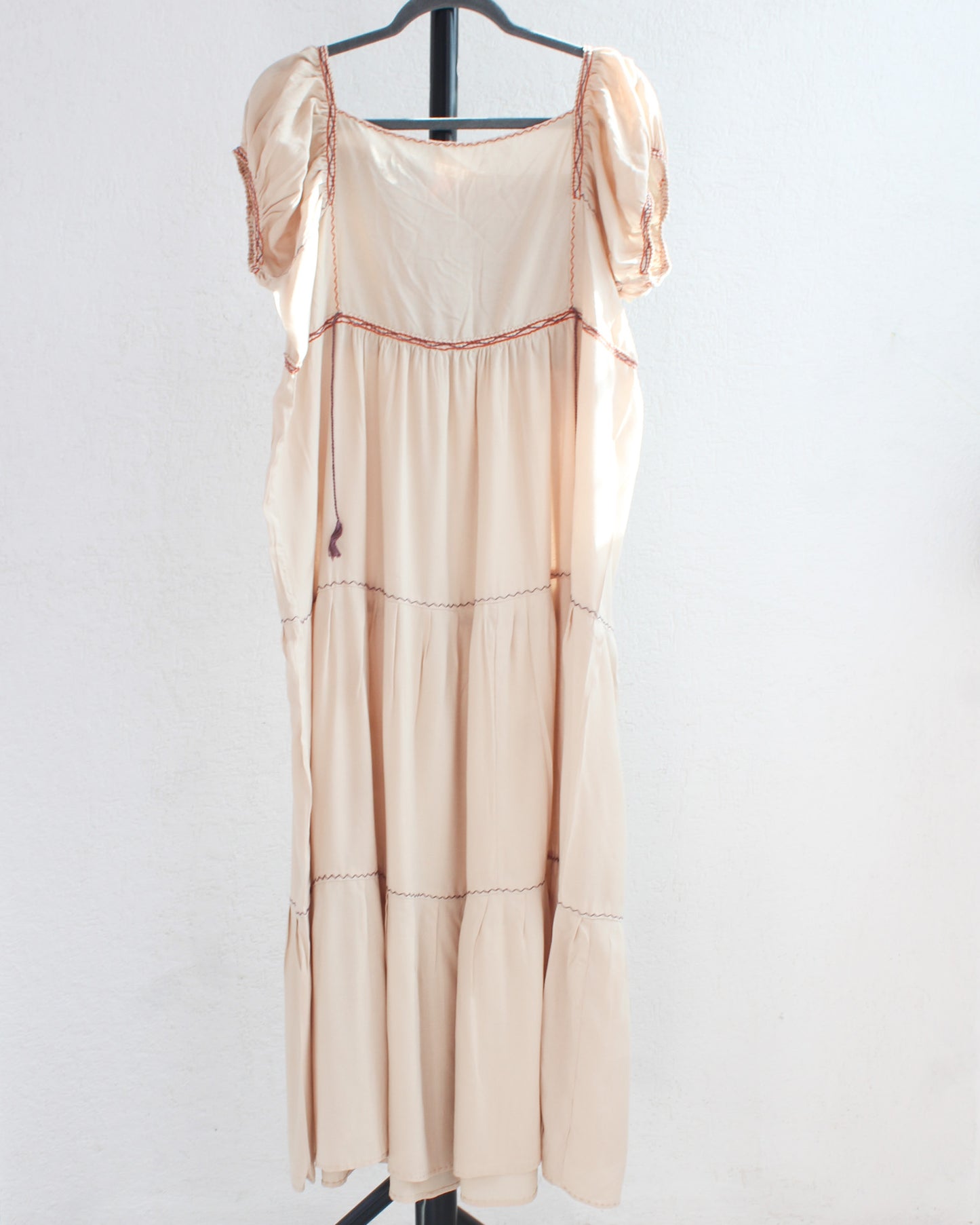 Vestido Gloria Beige Lila Naranja L - XL