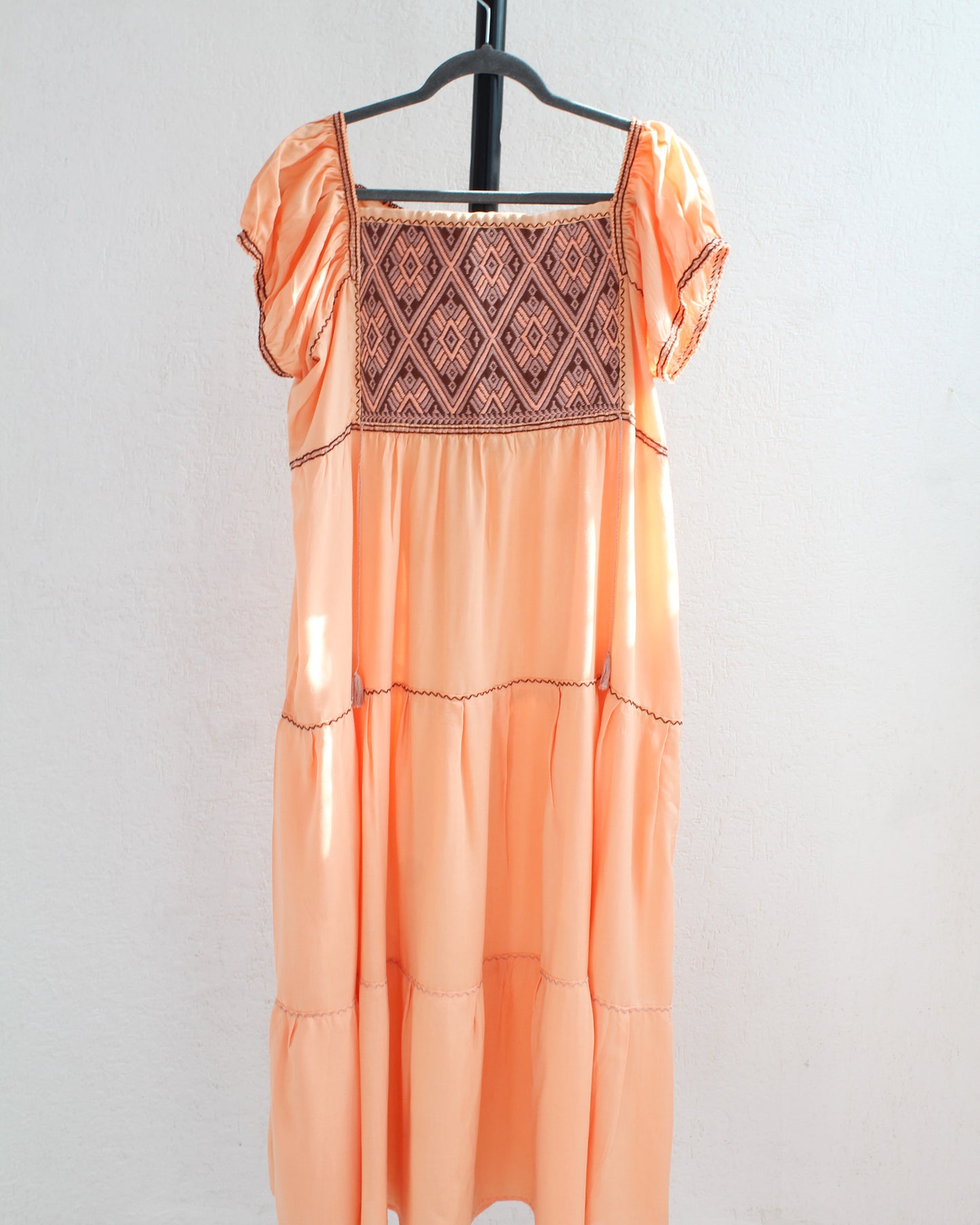 Vestido Gloria Salmon Café L - XL