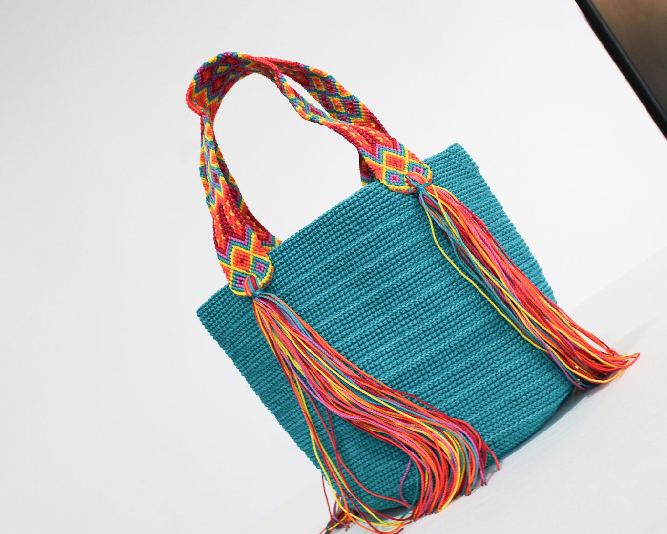 Bolso de mano Turquesa Colores